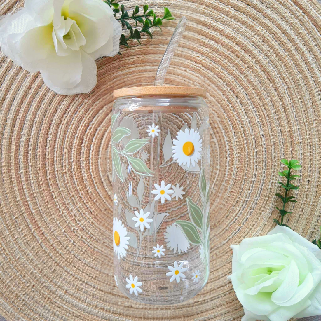 Verre marguerites