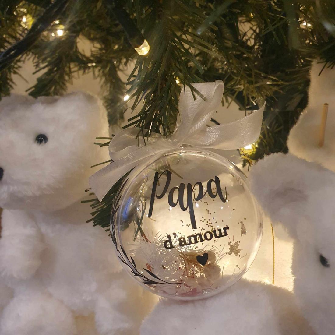 Boule de Noël 'Papa d'amour'
