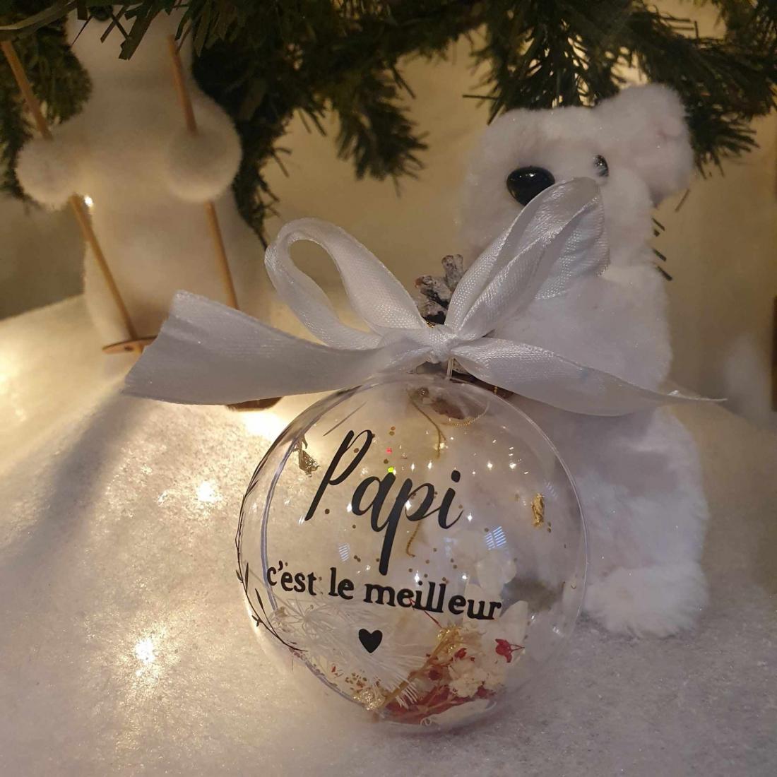 Boule de Noël 'Papi c'est le meilleur'